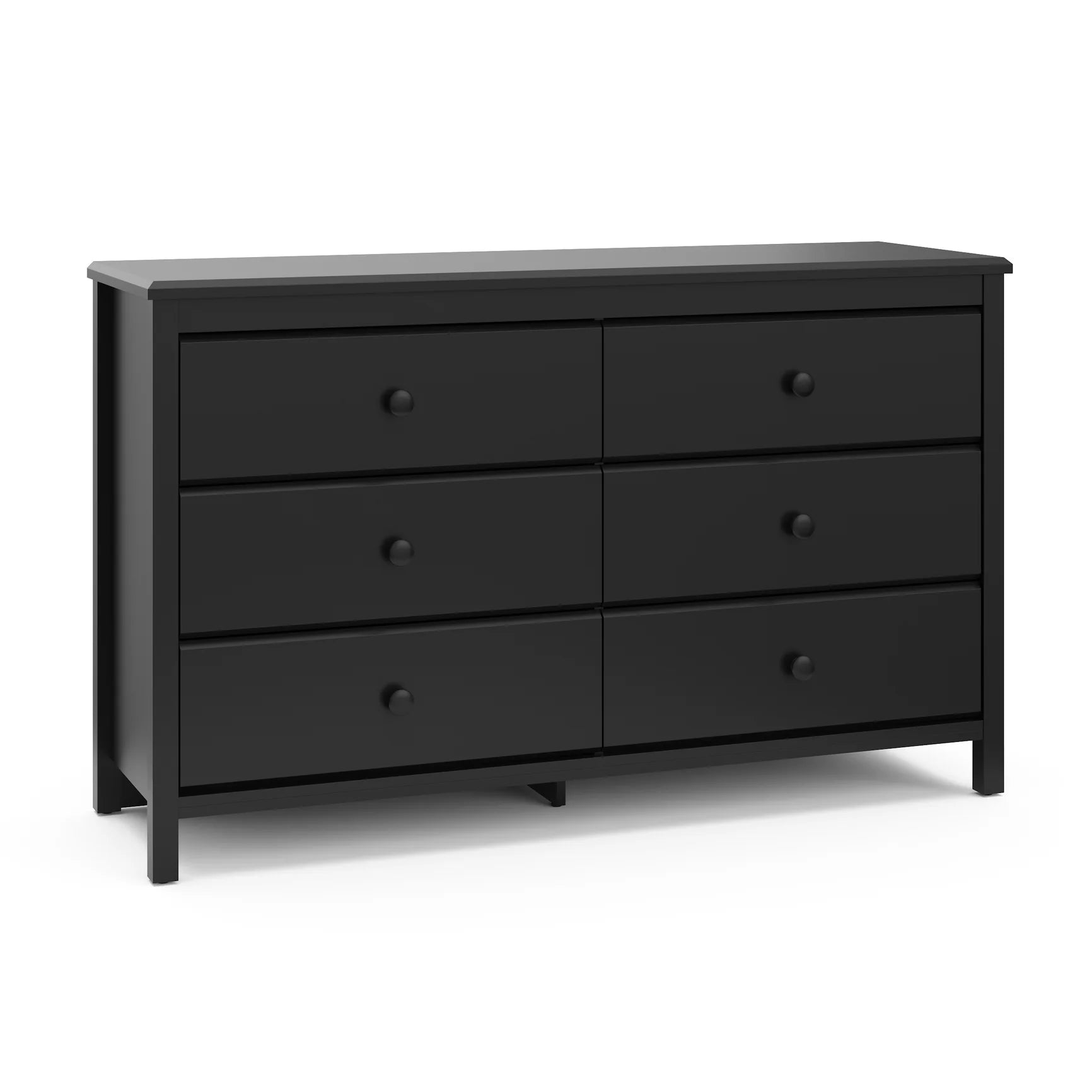 Alpine 6-Drawer Kids Dresser – Black