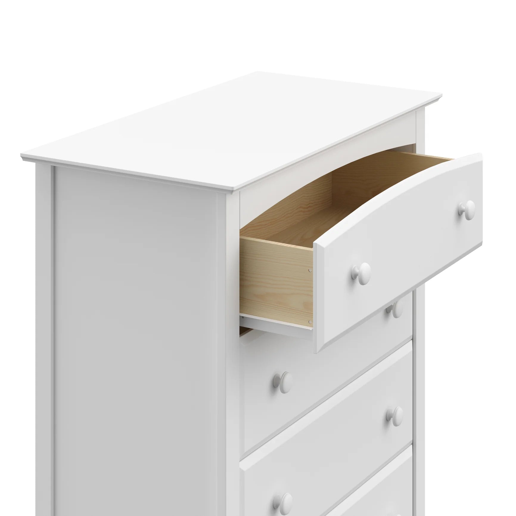 Kenton 5-Drawer Kids Dresser - White