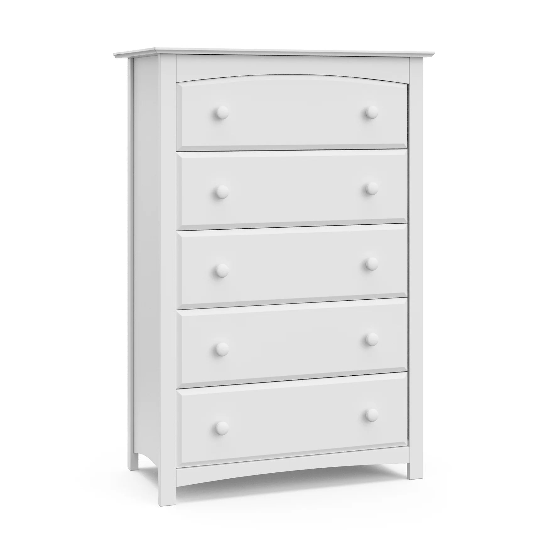 Kenton 5-Drawer Kids Dresser - White