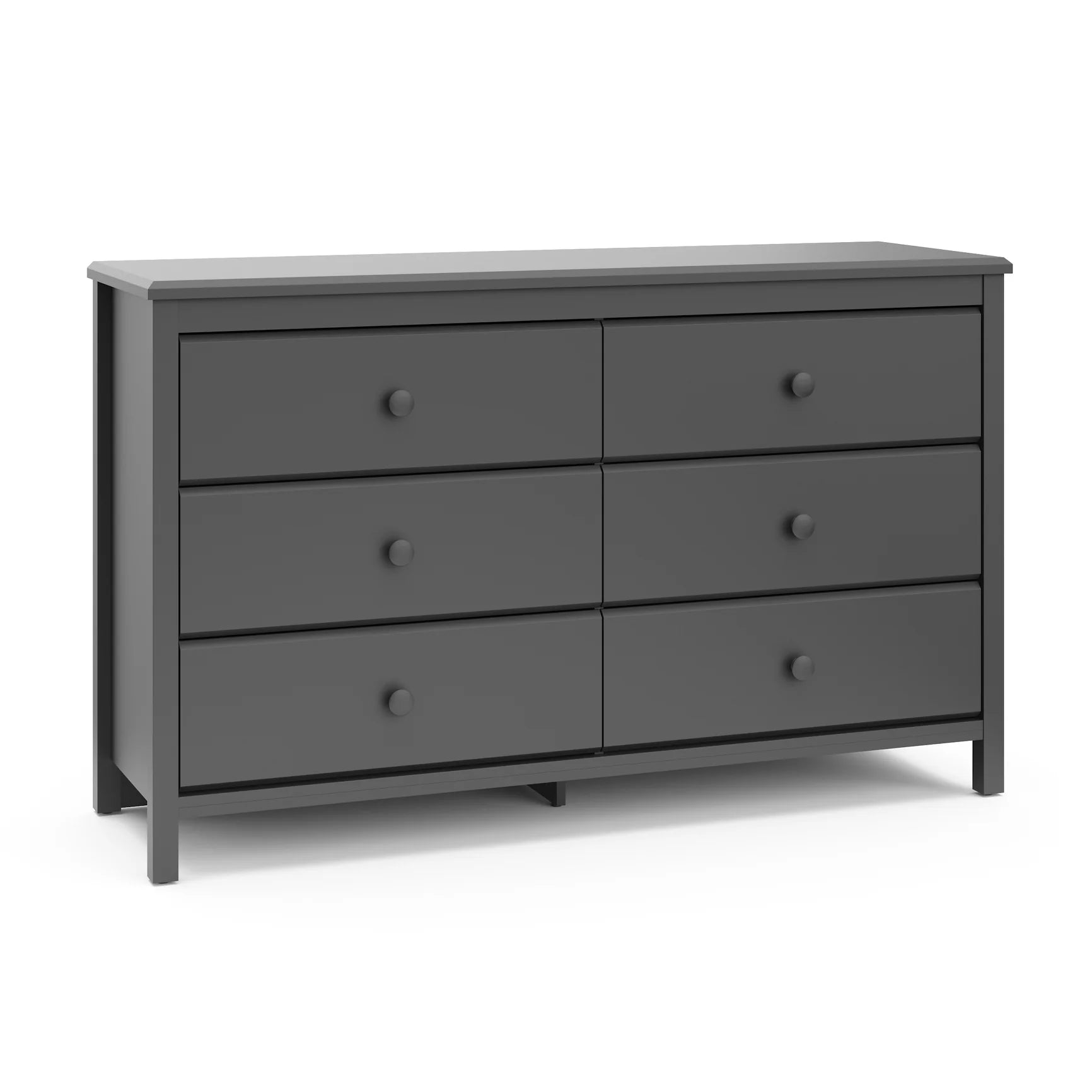 Alpine 6-Drawer Kids Dresser – Gray