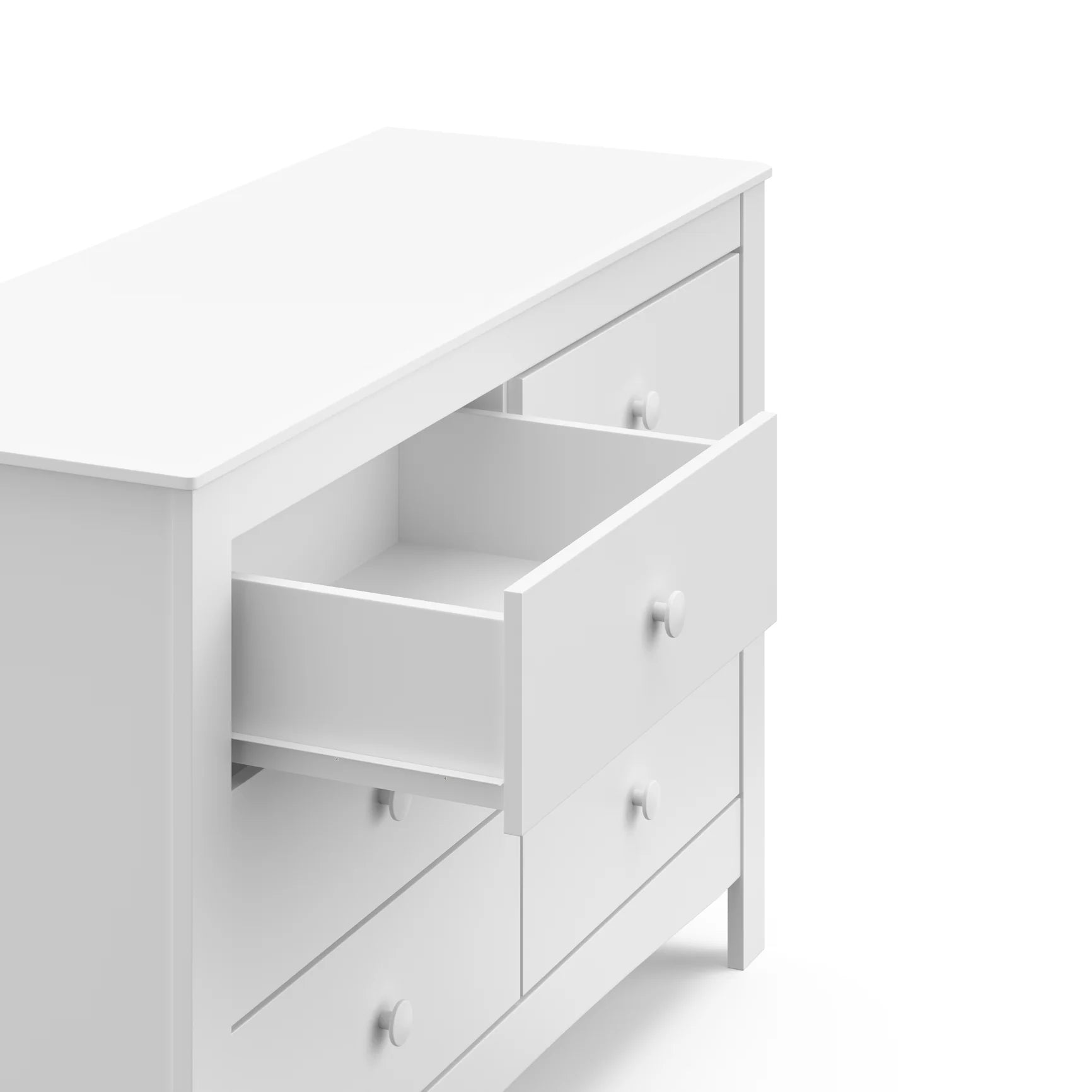 Noah 6-Drawer Kids Dresser - White