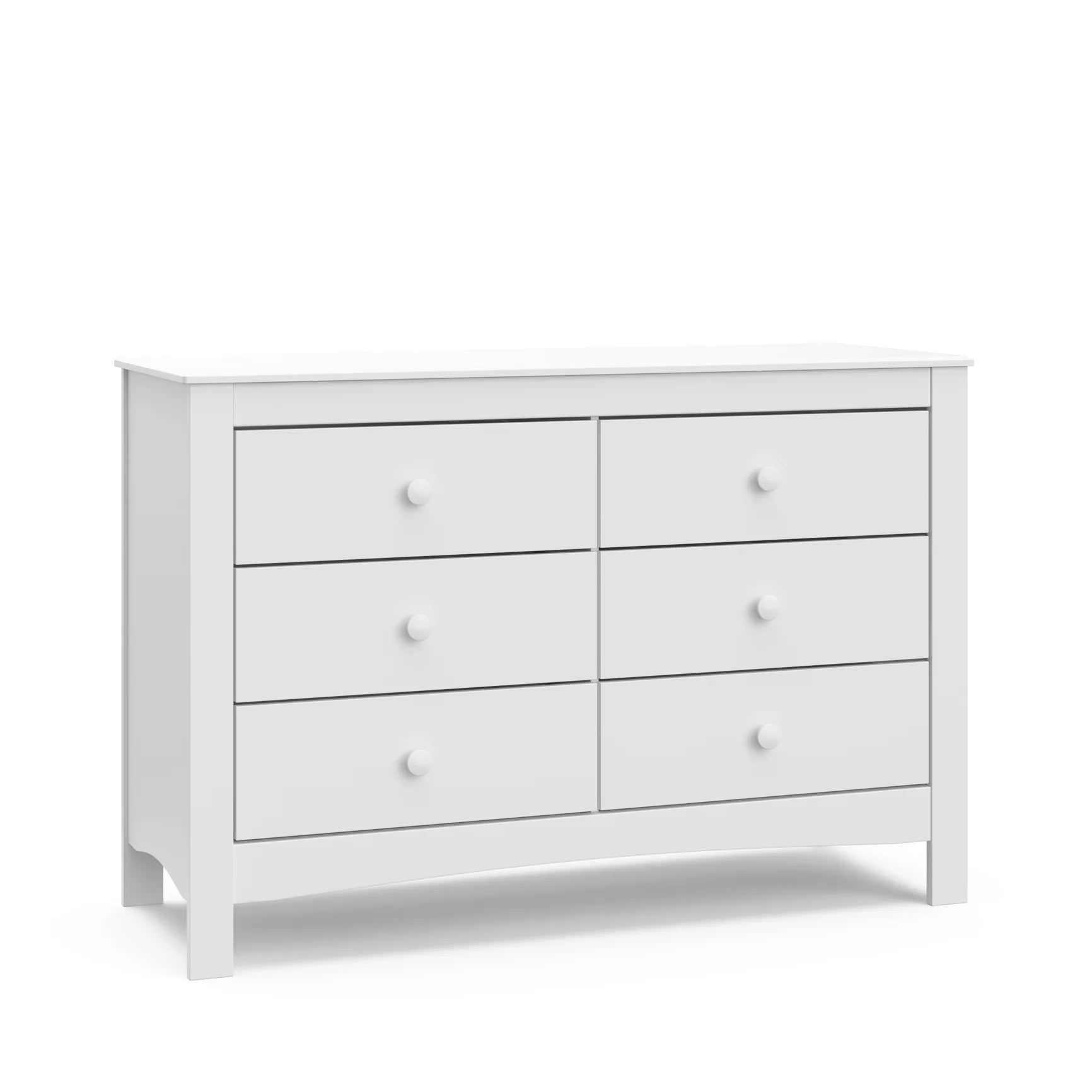 Noah 6-Drawer Kids Dresser - White