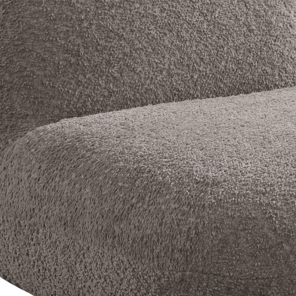 Brown Chenille Deer-Shaped Kids Chair