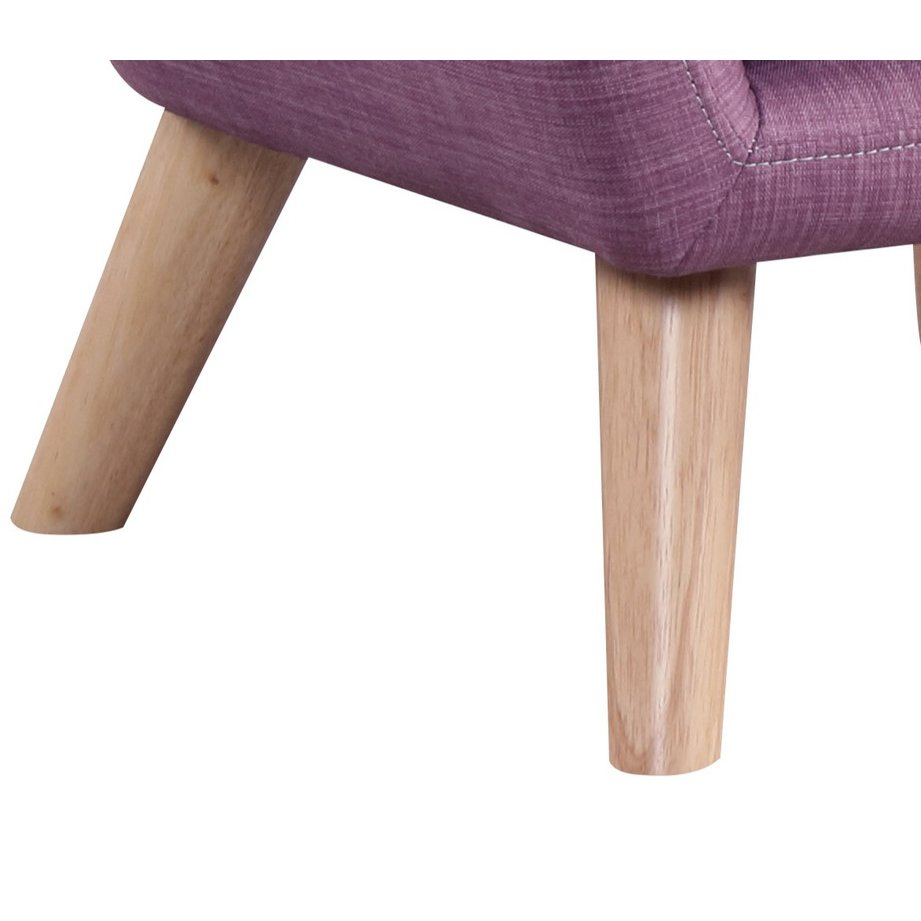 Pink Linen Kids Chair