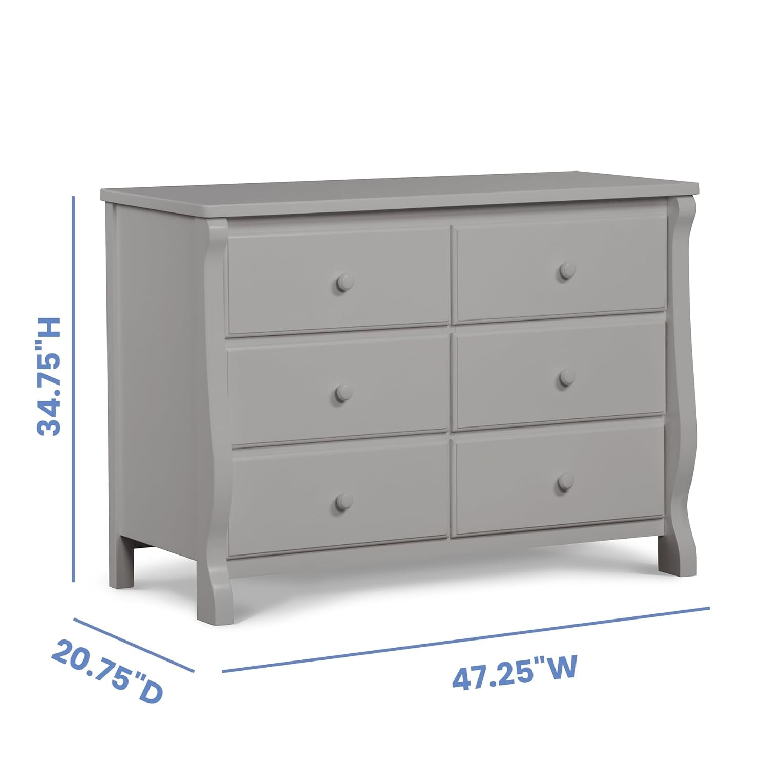 Delta Universal 6-Drawer Kids Dresser