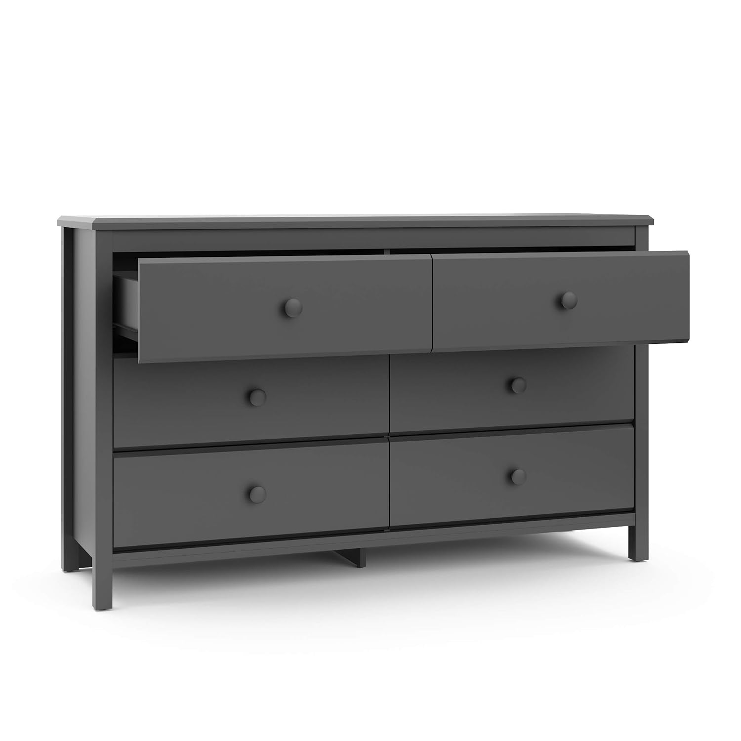 Alpine 6-Drawer Kids Dresser – Gray