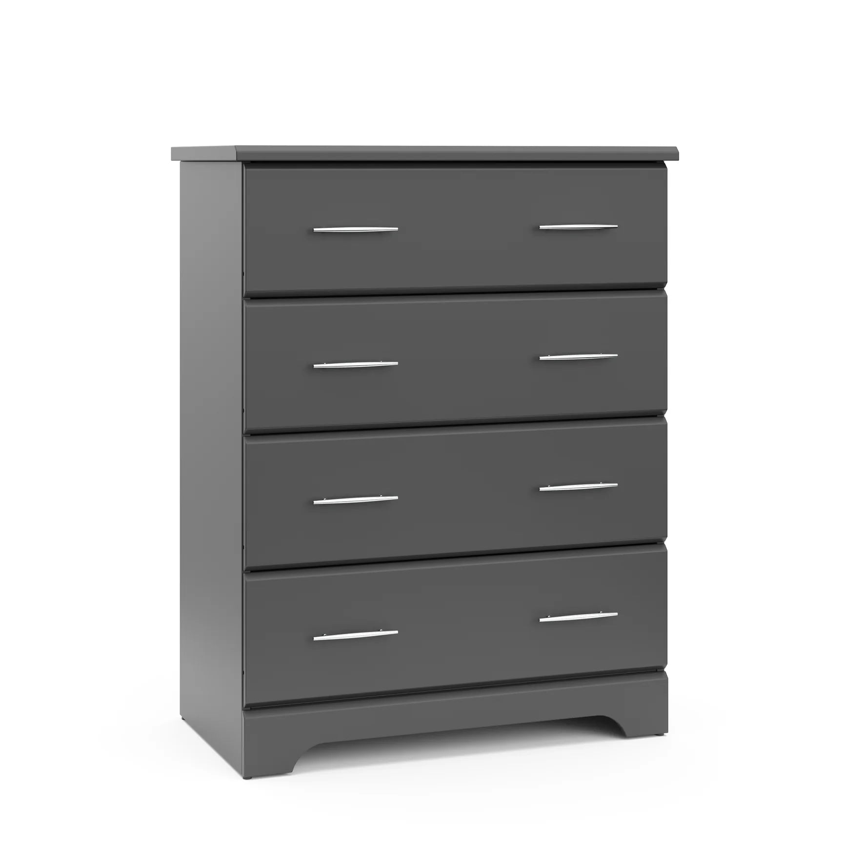 Brookside 4-Drawer Kids Dresser – Gray
